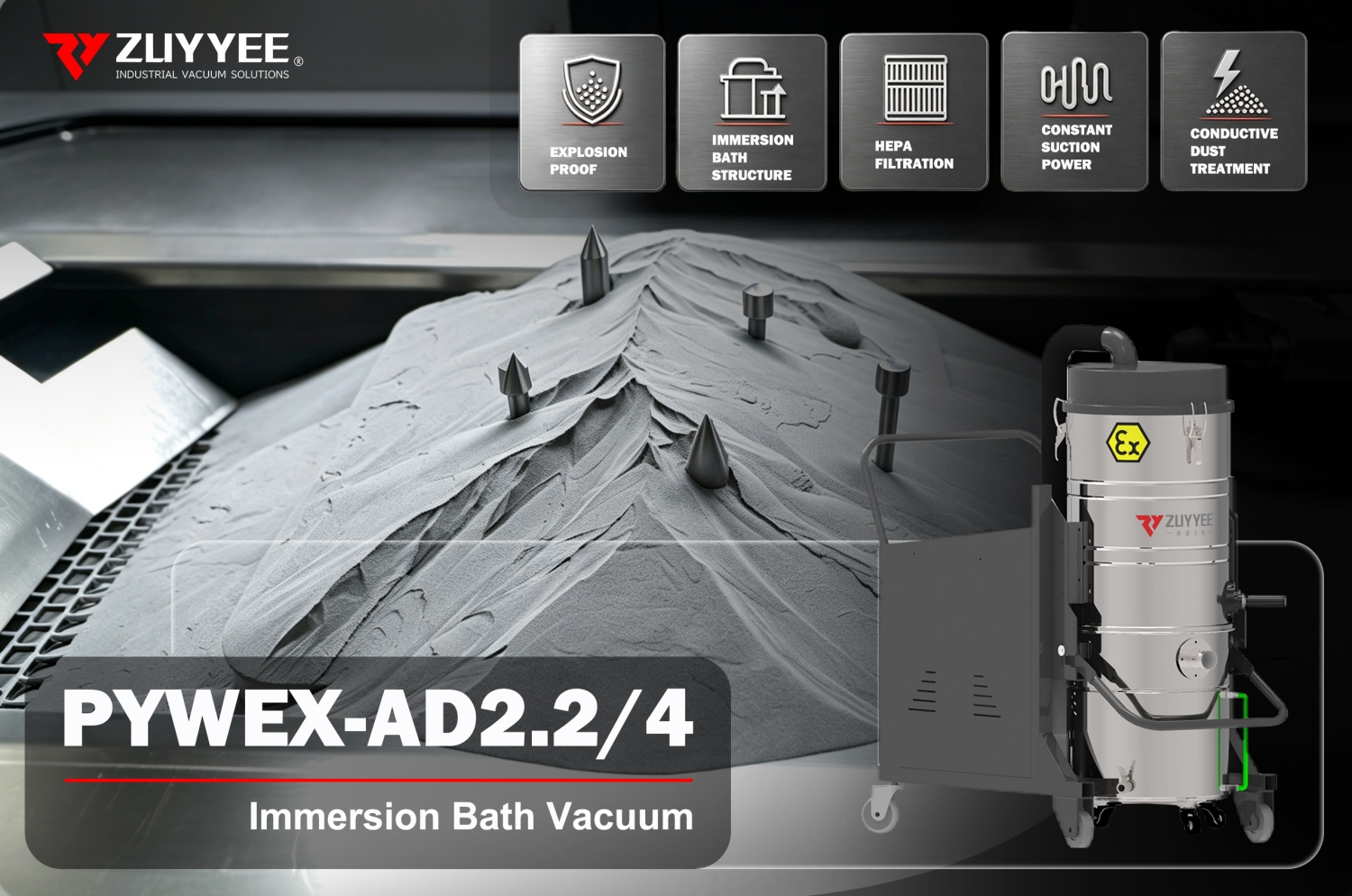 PYWEX-AD2.2/4  immersion bath vacuums